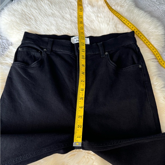 Reformation Jeans High Rise Skinny  Faded Black Destroyed Size 29 - Picture 13 of 16